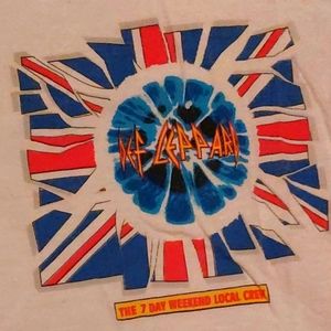 Def Leppard Tour Shirt, 1992 - 7 Day Weekend Tour
